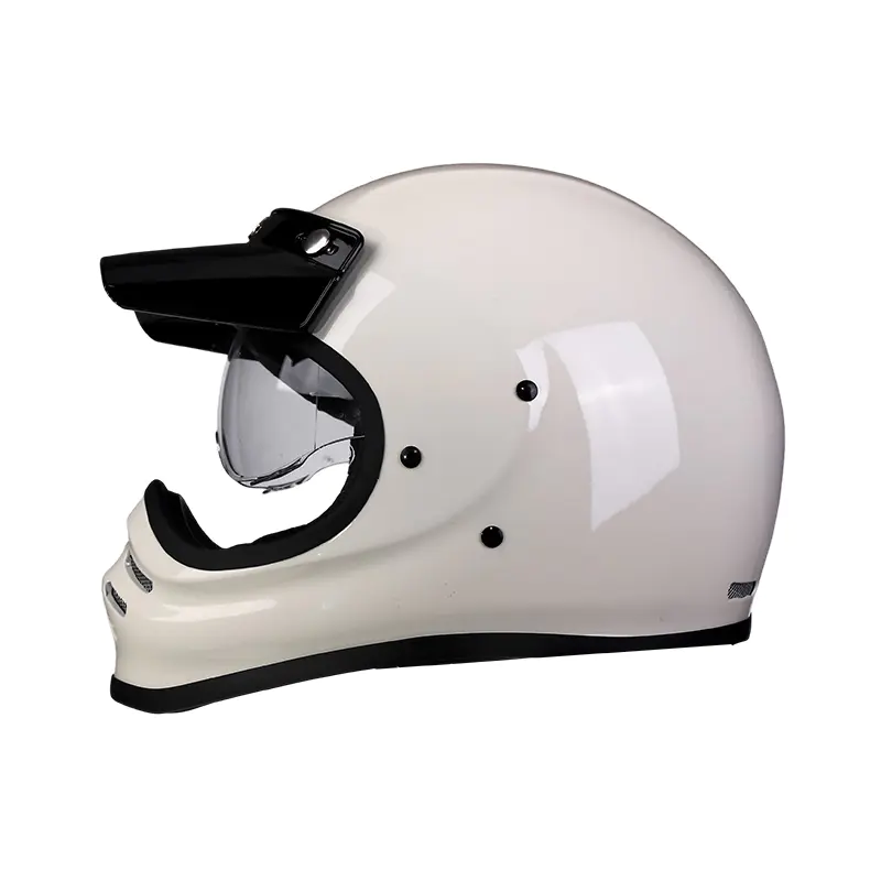 881 Fibreglass plena Face Motorcycle Galeam Motocross galeam cum solatium Liner