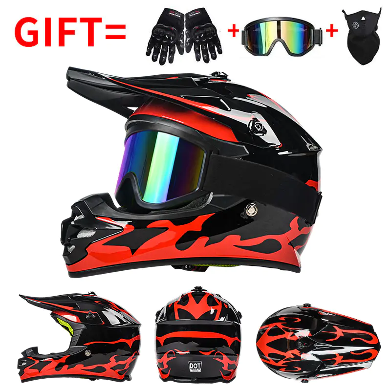 RY001 Kids Mountain Bike Off-via Galea DOT Motorcycle Galeam