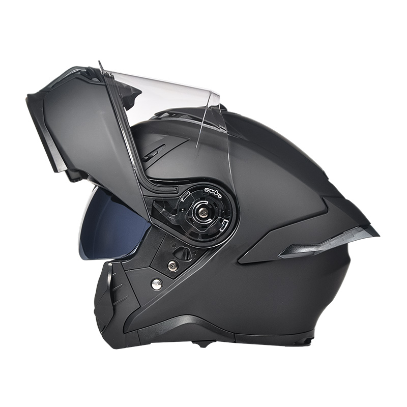 LP001 Double Visors Flip Up Motorcycle Galea Motocross Modular Galeam